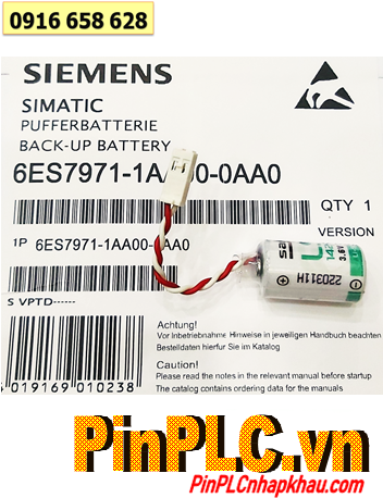 Siemens 6ES7971-1AA00-0AA0; Pin nuôi nguồn Siemens 6ES7971-1AA00-0AA0 1/2AA 1200mAh